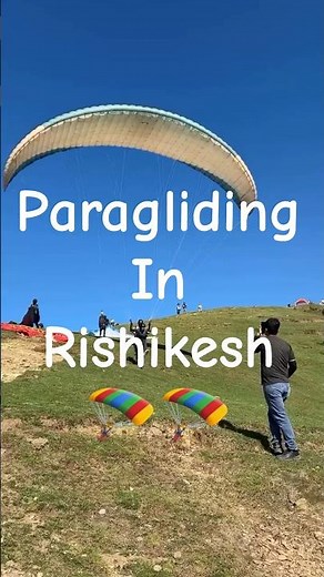 Paragliding in Rishikesh 🪂🕊️#Paraglidinginrishikesh #paragliding #Flying