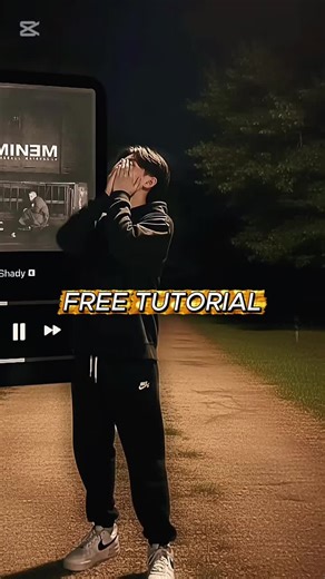 Tutorial de fotos de fondo de Eminem con Capcut