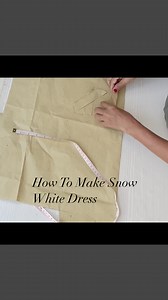 How To Make Snow White Dress (for pre-schooler pattern) | Seams and Dreams