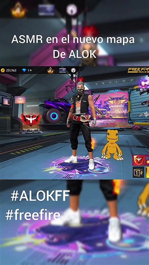 asmr masticando chicle 🍬 mientras te muestro el nuevo mapa de ALOK❤️ #ALOKFF #freefire #ASMR #asmrfreefire