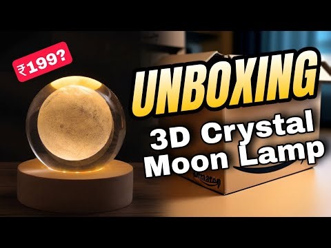 "This Moon Lamp Looks Unreal! 😍 | Unboxing & Quick Test