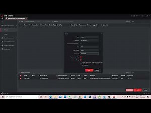Fingerprint Time Attendance Terminal basic setup using iVMS-4200 AC
