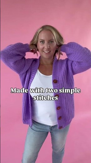 You Won't Believe How Easy This Cardigan Is To Make