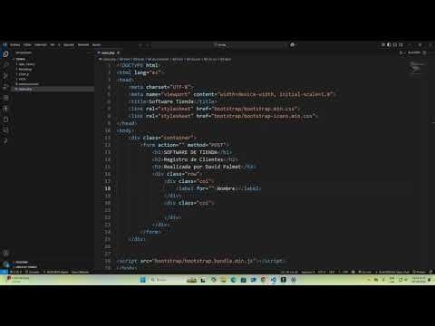 Crear paso a paso un CRUD PHP + MySQL + HTML + Bootstrap 2025