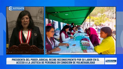 1.3K views · 24 reactions | Presidenta del Poder Judicial recibe reconcomiendo por su labor en el acceso a la justicia de personas en condición de vulnerabilidad | Justicia TV - Poder Judicial del Perú | Facebook