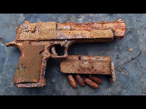 Full restoration old Colt M1911 gun