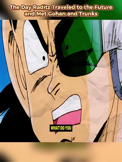 The Day Raditz Traveled to the Future and Met Gohan and Trunks #raditz #dragonball #dragonballz