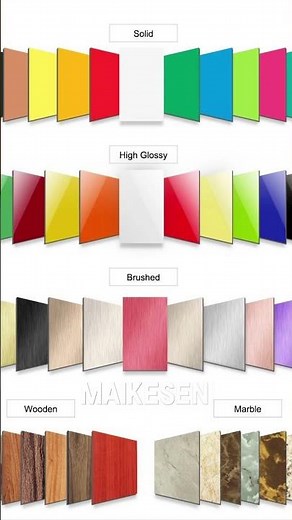 Aluminum composite panel Alucobond with different color