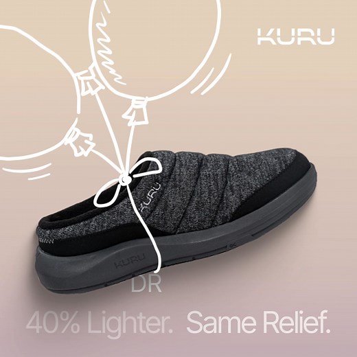 Lightweight slipper, grounded support. Enjoy the coziest season of the year with the heel-hugging relief of DRAFT 2. | KURU Footwear