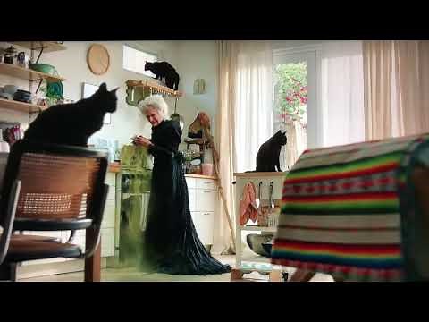 Geico commercial with witch roommate