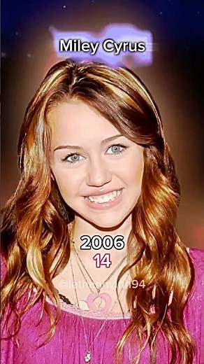Evolution Of Miley Cyrus 2006 vs 2025❤️ #mileycyrus #popular #artist #evolution #shorts