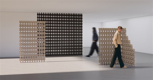 re:shell uses discarded eggshells to create modular, biodegradable building bricks