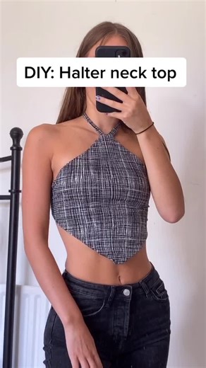 DIY Halter Neck Top Tutorial | Sewing DIY