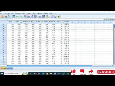 How to run Multiple Regression Analysis (Linear Model) in SPSS 26