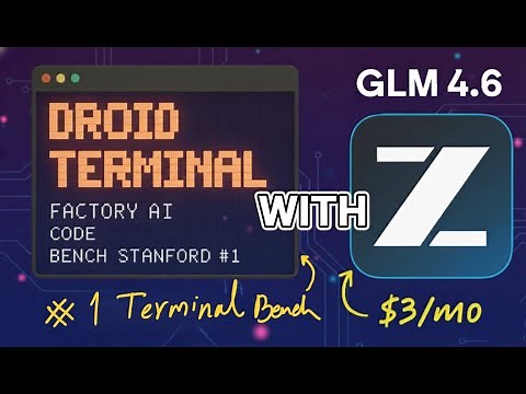 How to Set Up GLM 4.6 in DROID Terminal | Best Coding Agent Install Tutorial (2025)