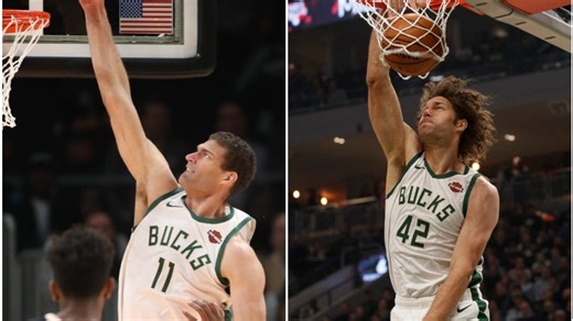 Milwaukee Bucks teammates and twins Brook and Robin Lopez act like total brothers in this new State Farm commercial