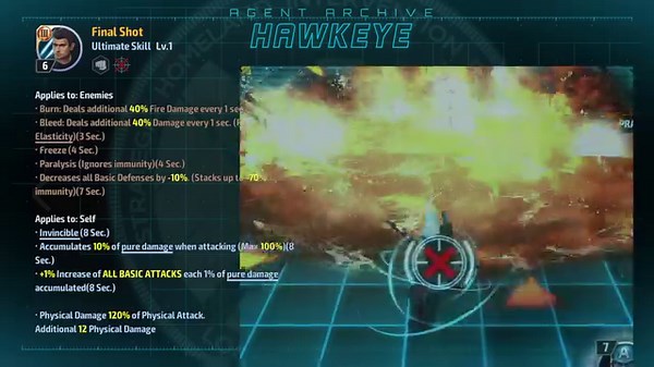 Keep a sharp eye out for Hawkeye’s newest uniform and T4 upgrade in the v1060 update! | Marvel Future Fight