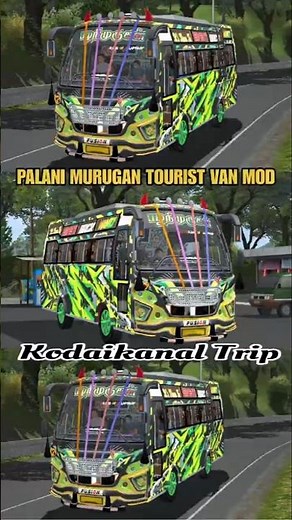 🎀😍PALANI MURUGAN NEW 💥 TATA TOURIST VAN LIVERY RELEASE FULL💯HD😍🎀#bussimulatorindonesia #liverybussid