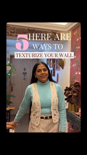 Chaitali Sarkar on Instagram: "Paint is not your only option. 🎨 Discover 5 ways to add texture to your walls paint! . . . . . . . . . . . . . . . . . (interior design, home decor, wall textures, textured walls, interior styling, modern interiors, home inspiration, design inspiration, luxury interiors, aesthetic homes) #interiordesign #fypppppppppppppppppppppppppppppppppppppppppppppppppppppppppppppppppppppp #trending #explorepage✨ #fyp"