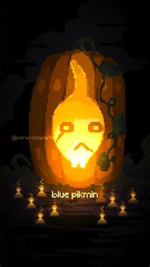 Choose a Pikmin Pumpkin! 🎃🧡 #pikmin #pikmin4 #animation #halloween #pumpkincarving #pixelart #cute