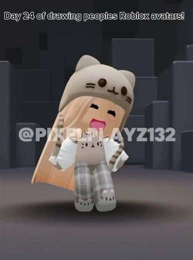Day 24 of drawing peoples Roblox avatars!
