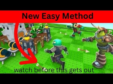 The New Method In Roblox Castle Defender