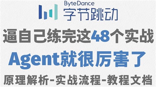 带你一次性搞懂AI Agent【理论 实战】，从0基础开始搭建企业级Agent智能体！全程干货无废话，让你少走99%弯路！！