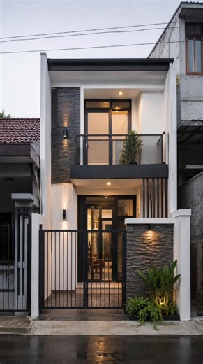 Modern Minimalist House Design 4m x 9m | Rumah Minimalis Ide