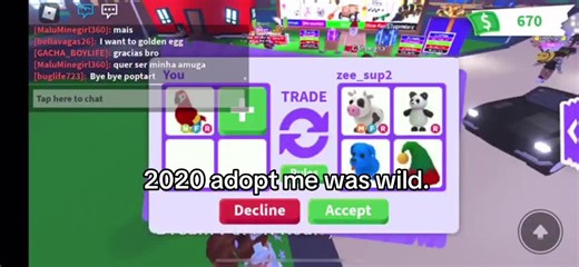 wdym this is a real life trade me myself and i did. #adoptme #fypシ #2020 #roblox