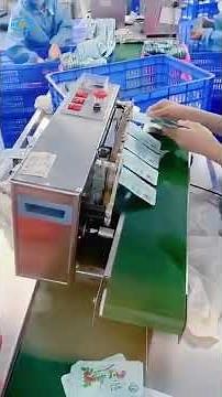 Automatic horizontal plastic bag heat sealing machine continuous band sealer machine #Immaymachine