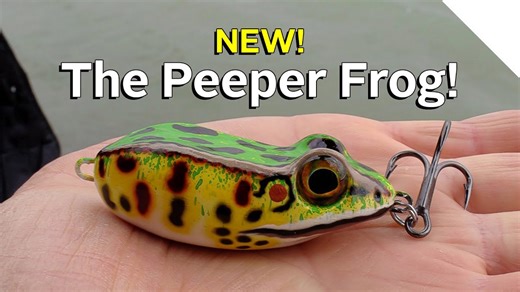 New! The Peeper Frog top water lure! Coming soon!