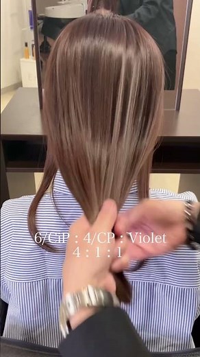 ブリーチなしピンクグレージュ #ピンクヘアカラー #トイロクション #ピンクベージュ #グレージュ #ブリーチなし