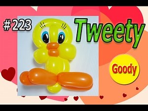Tweety balloon twisting tutorial
