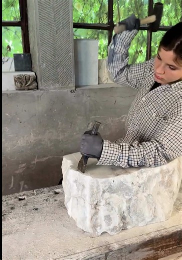 Stone Carving Artist Natalie Gee: Limestone Sculpture Process