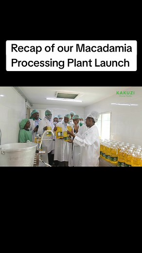 Celebrating the Launch of our Macadamia Processing Plant