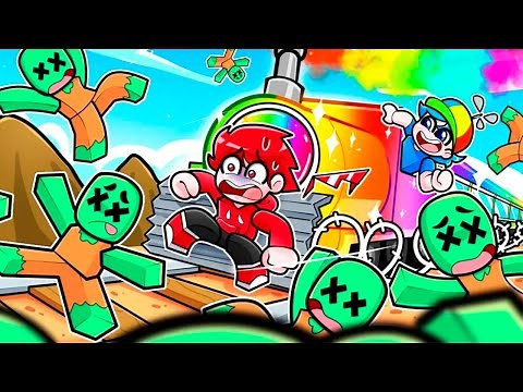 ¡Construimos el TREN LEGENDARIO de DEAD RAILS! 🔥| NetoBlox