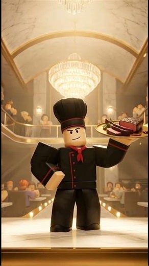 Roblox Chef vs. Hacker Chef😧😧. Build own stall.