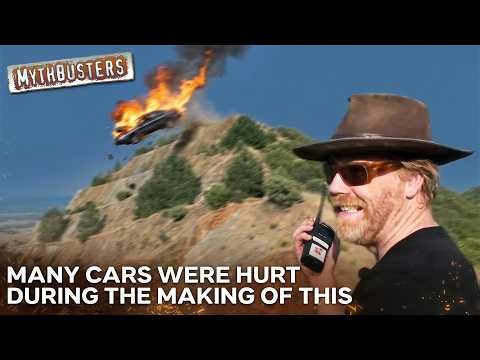 Do Cars Actually Explode When They Fall Off A Cliff? | MythBusters