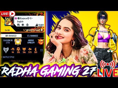 🔴FREE FIRE GIRL LIVE 😍 GUILD TEST || REDEEM CODE GIVEAWAY || DAY 1729 #gyangaming #freefirelive