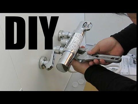 【DIY】＃１2混合水栓シャワーの交換作業中の過程
