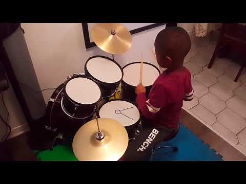 Cours de batterie pour enfant débutant by (Josh Hervens the future drummer)