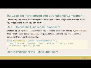 Converting a React Class Component to a Functional Component Made Easy