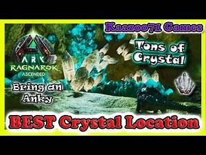 BEST Crystal Location, Ark Ragnarok Ascended (Tons of Crystal!) 💥