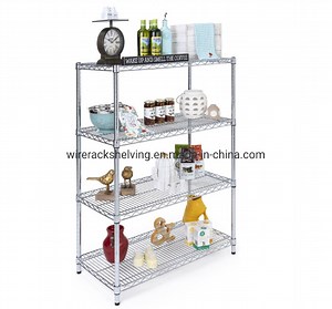 [Hot Item] Simply 4 Tiered Wire Rack Display, Floor Stand with Heavy Duty