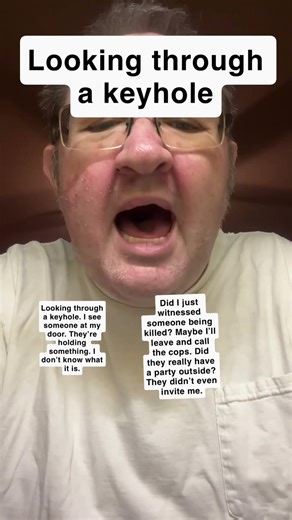 Looking through a key hole (original lyrics by Hefner)