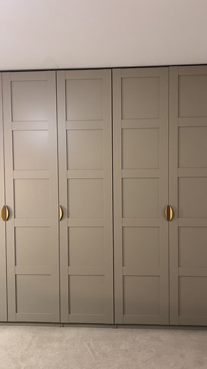 Building IKEA Pax Wardrobes - Grey/Beige - Home Style