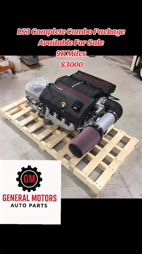 LS3 Complete Combo Package Available For Sale 9K Miles $3000 #engine #forsale #trending #corvette #chevy #ls3