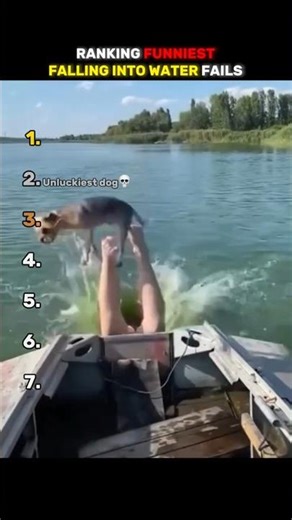 Ranking FUNNIEST Falling Into Water Fails 🌊😂 #ranking #water #fails