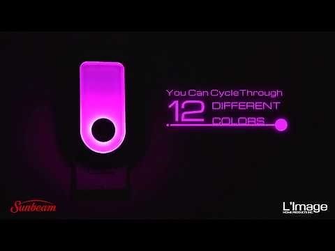 SUNBEAM COLOR CHANGING LED POWER FAILURE NIGHT LIGHT