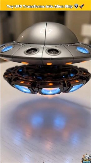 Toy UFO Transforms Into Alien Ship 👽🚀